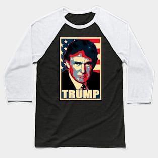 Donald Trump Stars And Stripes Baseball T-Shirt